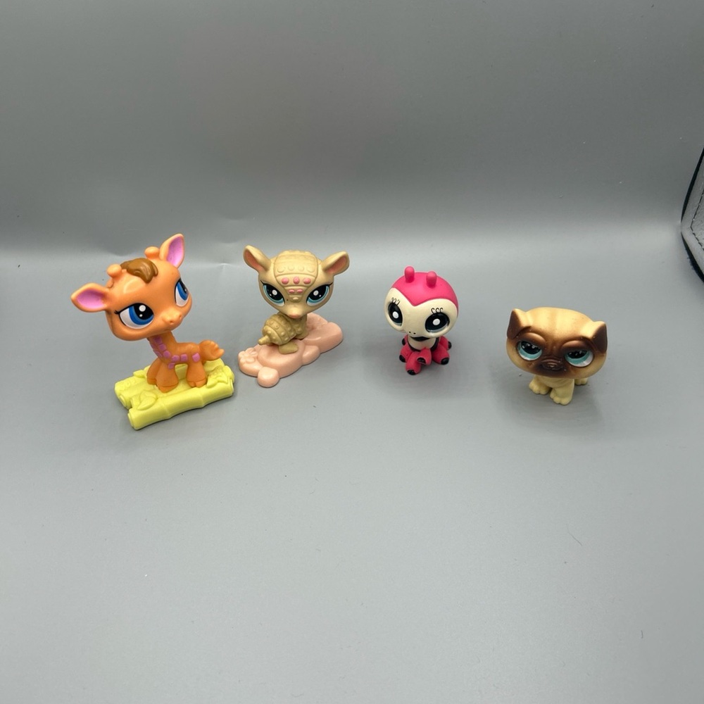 Littlest Pet Shop Animal Friends - Orange, Pink, Brown